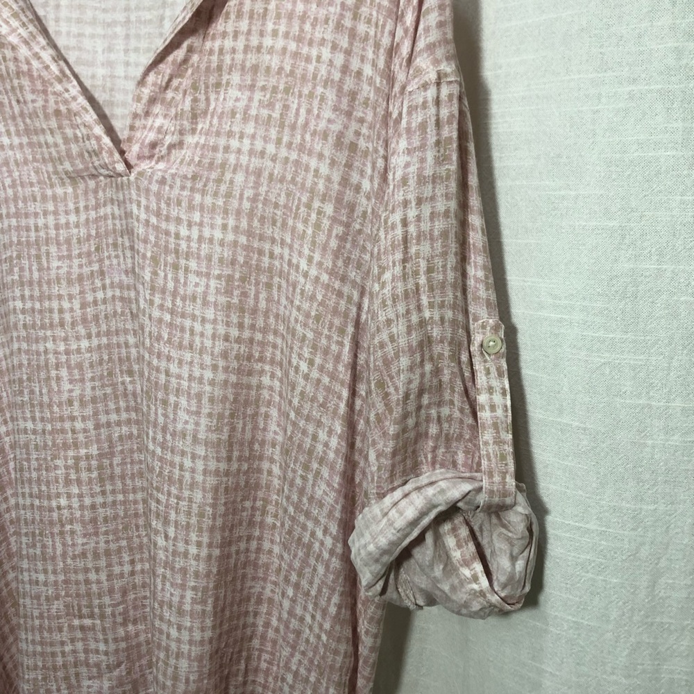 NINE WEST JEANS  blush pink blouse - Picture 5 of 8